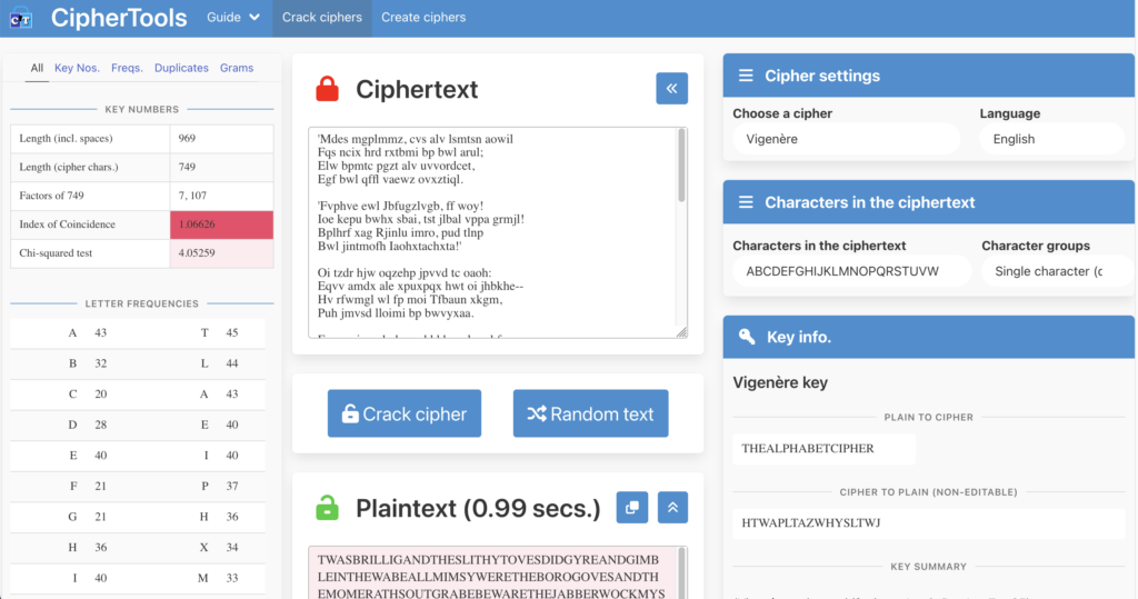 encryption key and solution